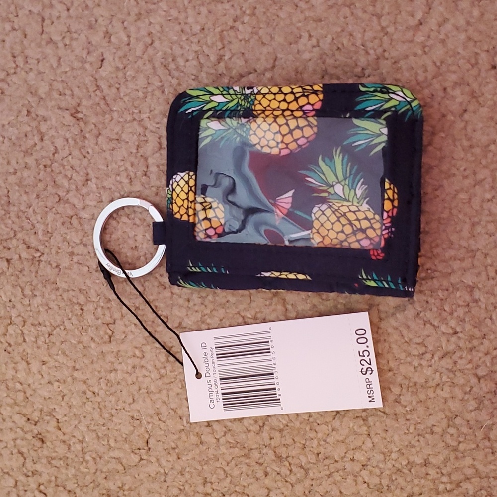 Vera Bradley ID key ring
